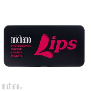 پالت رژلب 18 رنگ میچانو MICHANO مدل PROFESSIONAL LIPSTICK PALETTE